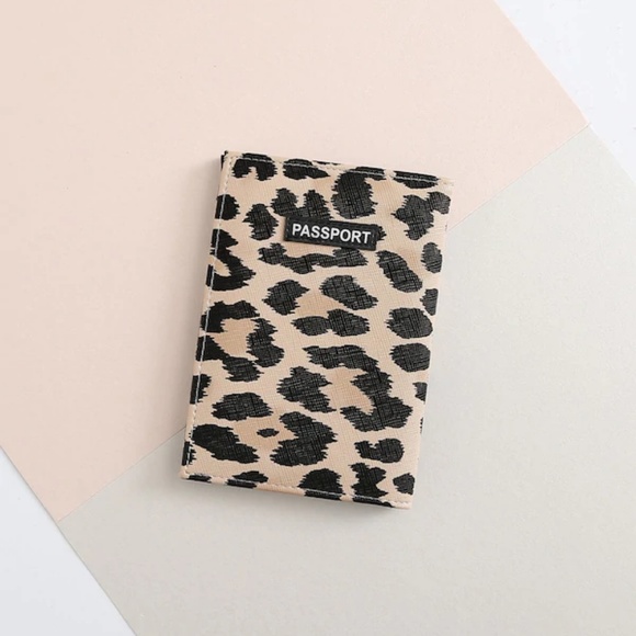 Handbags - 1 LEFT-Leopard Pattern Passport Holder